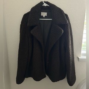 Cozy teddy jacket